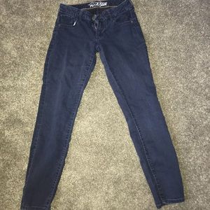 Women’s navy blue jeans